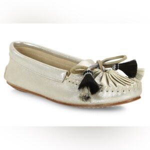 Loeffler Randall Women’s Loafer- silver